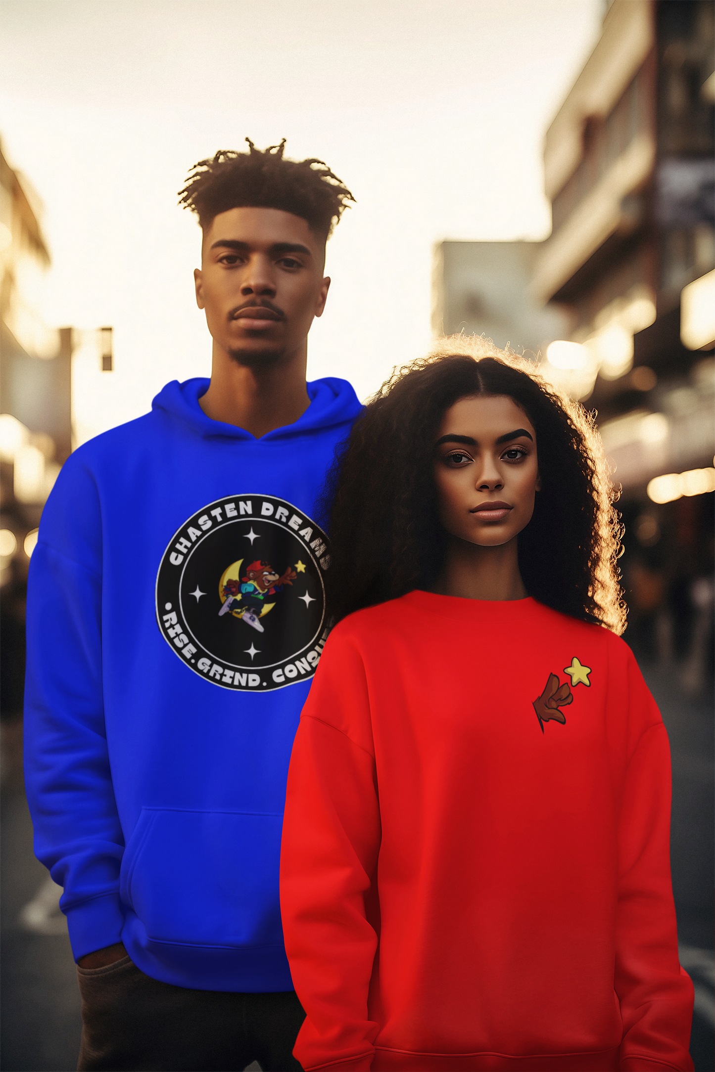 Long Sleeve-Hoodie(RiseGrindConquer™)