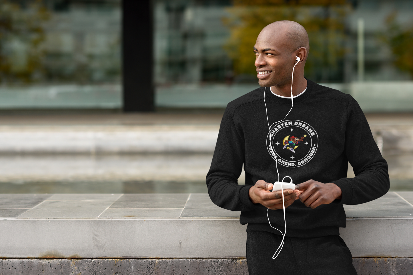 Long Sleeve-Sweatshirt(RiseGrindConquer™)