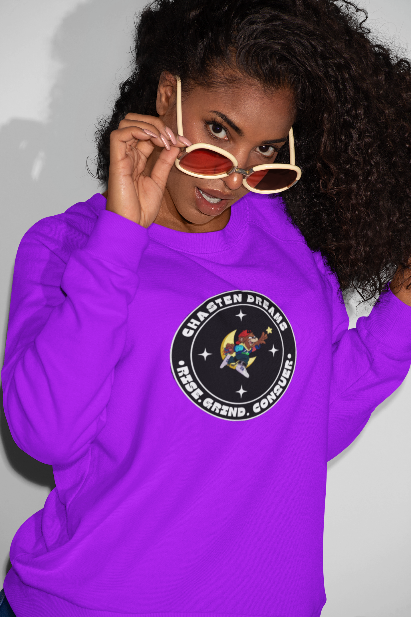 Long Sleeve-Sweatshirt(RiseGrindConquer™)