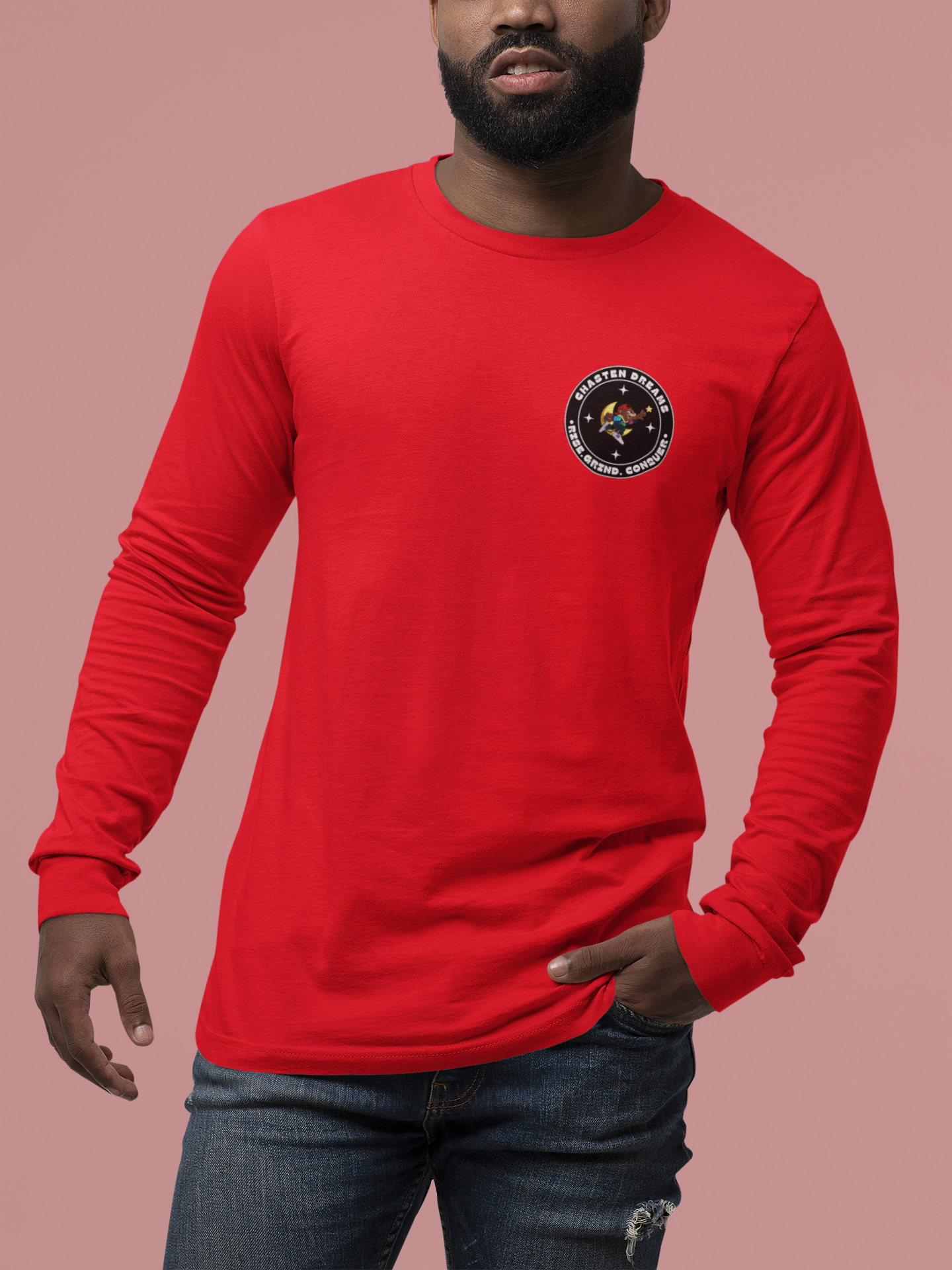 Long Sleeve-Tshirt(RiseGrindConquer™)