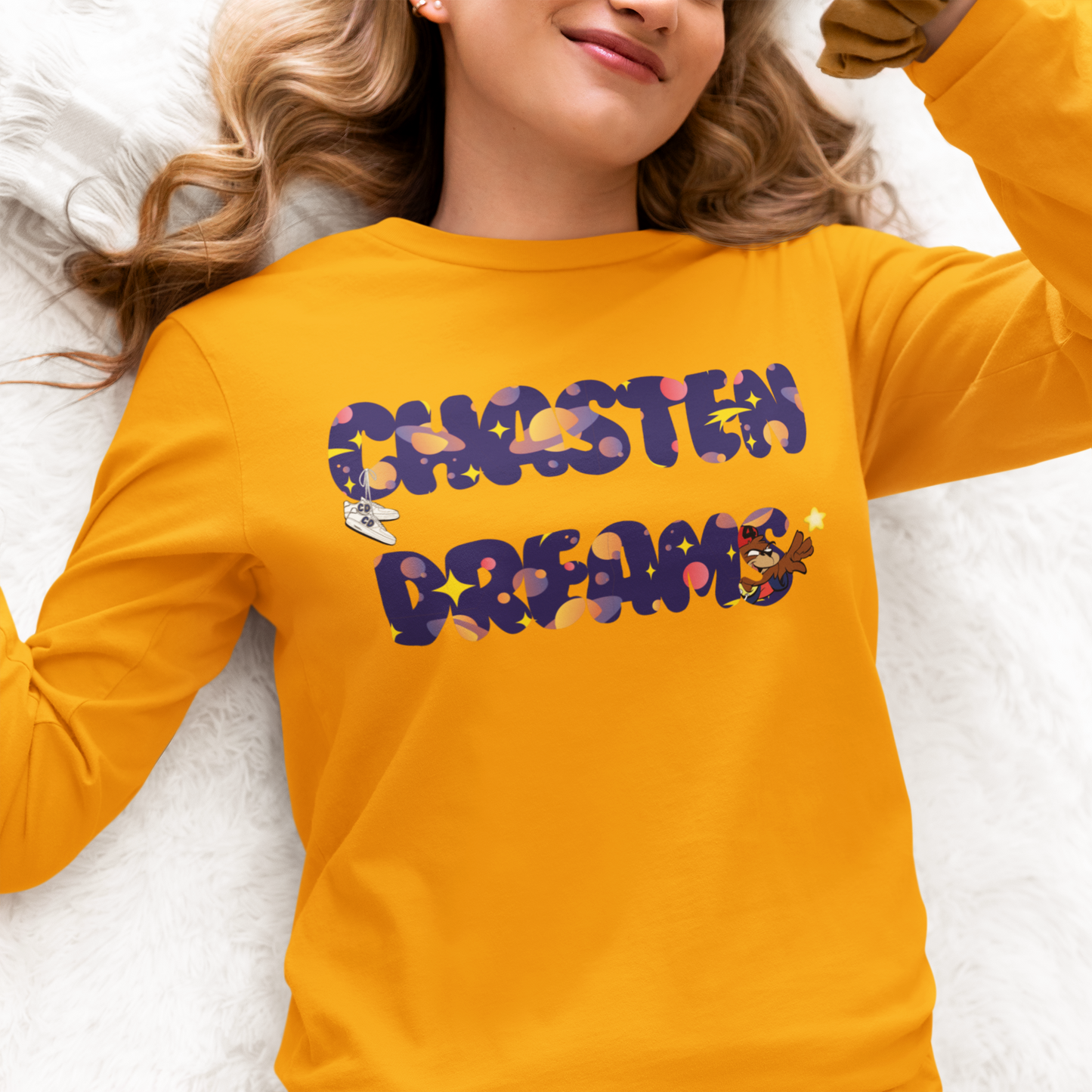 Long Sleeve -T-Shirt ( ChastenDreams Space Print™)