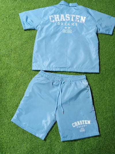 Chasten Dreams Embroidered Nylon Set